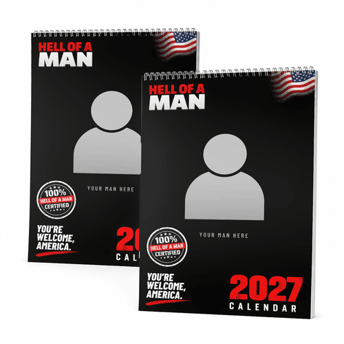 Hell of a Man — Personalised 2027 Calendar